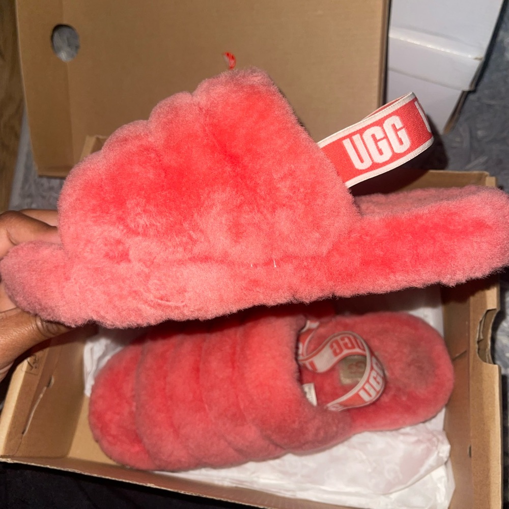 Pink Ugg slippers
